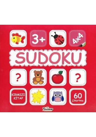Sudoku 4x4 - Kırmızı Kitap- Teleskop Popüler Bilim