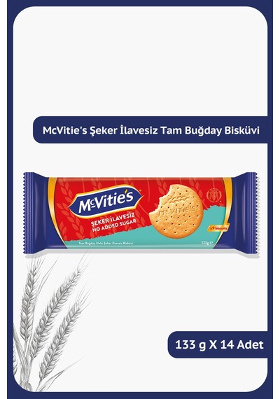 Mcv Dıgestıve Zero Sugar Şekersiz Orıgınal Bisküvi 133g X 14 Adet