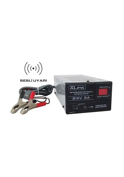Best-24V 10A Otomatik Akü Şarj - Şarj Akımı ve Doluluk Göstergeli