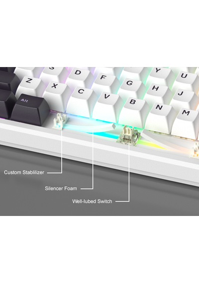 Magegee Light87 87 Tuş Rgb Hot-swap Kablosuz Mekanik Gaming Klavye