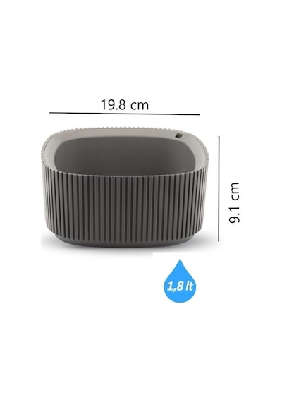 Omnipazar Krs-248 Pera Dekoratif Aranjman Kaktus Sukulent Saksı 1.8 Litre No 2 07918495