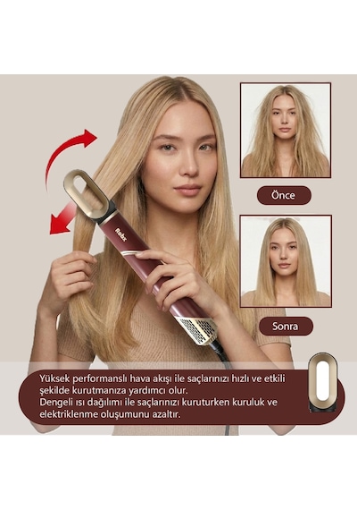 Robx 11 In 1 Multi Styler Sıcak Soğuk Hava Üflemeli Saç Şekillendirme Kurutma Çok Fonksiyonlu Set
