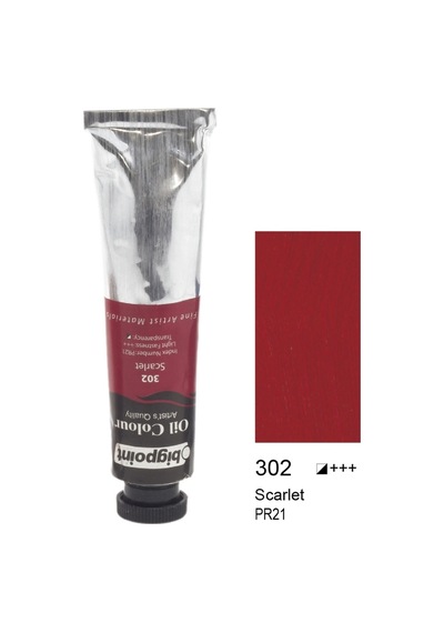 Bigpoint Yağlı Boya 45 Ml Scarlet 302 6'lı Kutu