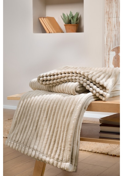 Yataş Bedding Holly Wellsoft Tv Battaniyesi - Ekru (533754461)