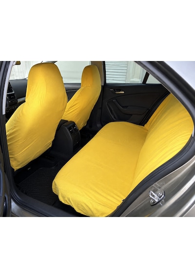 Servis Kılıfı Renault Yazılı Sarı Renk 1 Takım