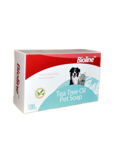 Bioline - 440 - Kedi Köpek İçin Çay Ağacı Özlü Sabun - Novapazr - 100 Gr