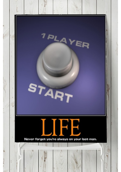 Life Game Motivasyon Posteri