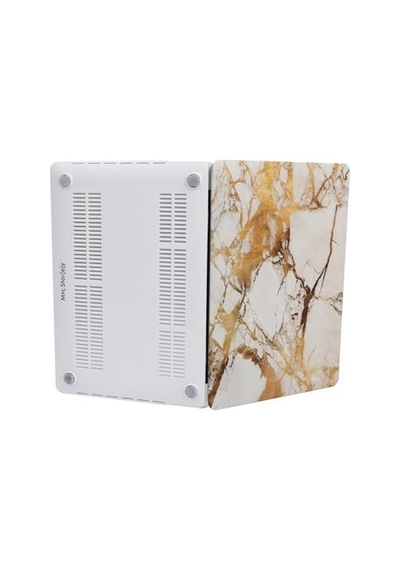 Macbook Pro Kılıf 13inç Marble A1278 Eski Ethernetli Model 2008-2012 İle Uyumlu Marble 03