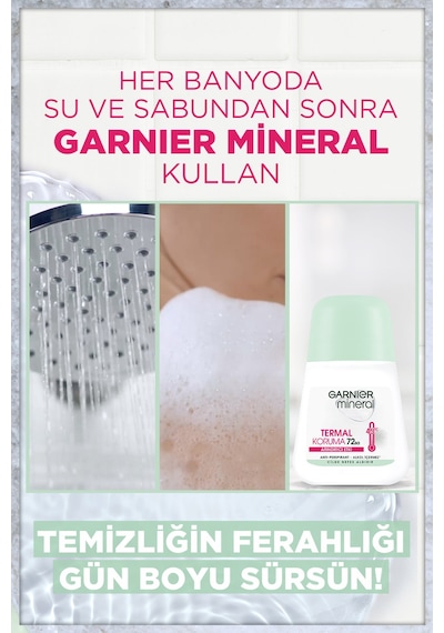 Garnier Minerals Etki 72H Kadın Roll-On Deodorant 50 ML