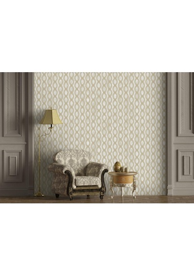 Adawall Seven 7808-1 Klasik Halka Desenli Duvar Kağıdı