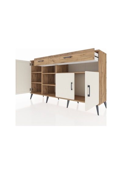 Hyperion Konsol 5 Raflı 2 Çekmeceli 3 Kapaklı 176x44x99 Çam-aytaş Çam-aytaşı/çam Hyperion Konsol 5 Raflı 2 Çekmeceli 3 Kapaklı 176x44x99 Çam-aytaş Çam-aytaşı/çam