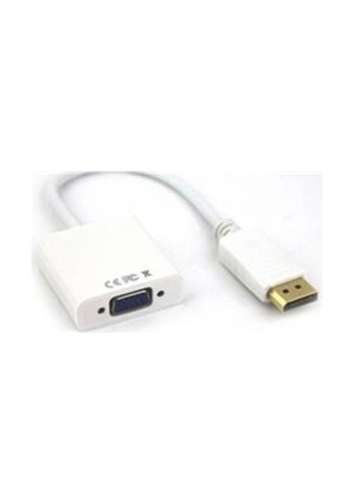 Vcom Cg603-0.15 Beyaz Display Port Erkek To Vga Dişi Dönüştürücü Kdo