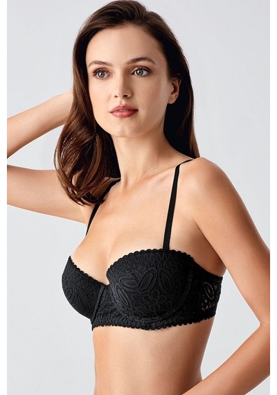 New Bra 33-8355 Destekli Sütyen siyah
