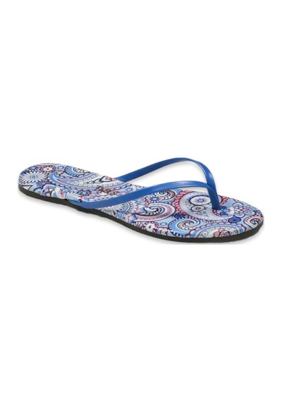 Tkees Tk-2023 Parmak Arası Mavi Kadın Terlik