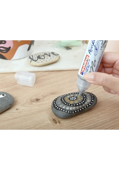 Lexroo 5400 Akrilik 3d Çift Astar - Güneşli-sarı - 1 Akrilik Renkli Tüp - 2 Nozul 2-3,5-10mm Akrilik Boya