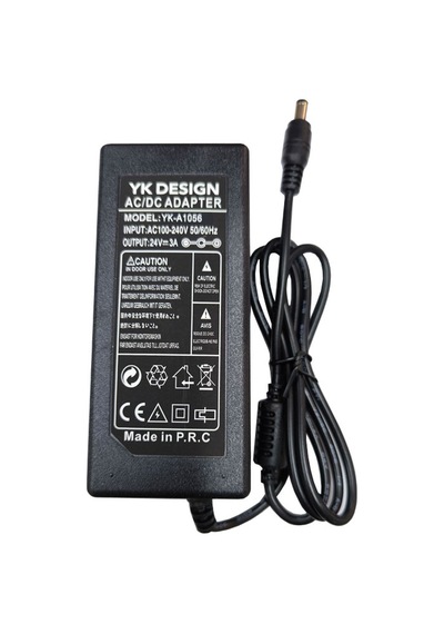 24v 3a Standart Uç Çapı 5.5mm 2.5mm Ac-dc 24 Volt 3 Amper Adaptör