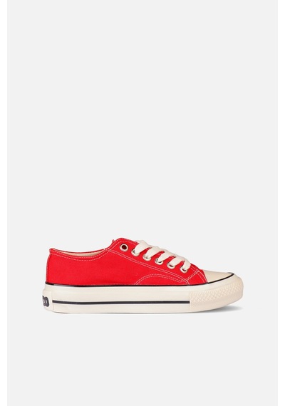 Vicco Idol Basic Unisex Genç Kırmızı Sneaker Kırmızı