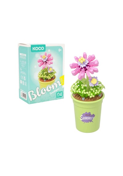 Bloom Boutique Flower Serisi Saksı Çiçekleri Yapı Blokları Seti