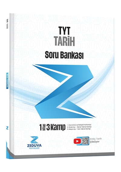 Zeduva Yayınları Ardıç Tarih TYT Tarih 1 Kitap 3 Kamp  Soru Bankası