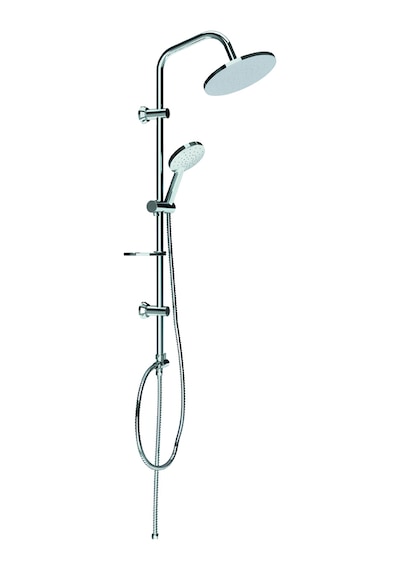 Creavit Sh640 Tepe Duş Sistemi Ve Liva Banyo Bataryası Lv2500 Krom