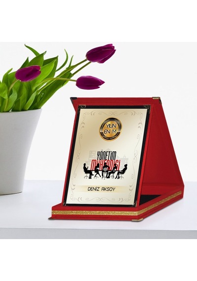 Kişiye Özel Yılın En İyi Yönetim Mühendisi Kırmızı Plaket Ödülü