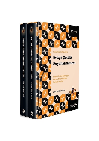 Günümüz Türkçesiyle Evliya Çelebi Seyahatnamesi 10.Kitap - 2 Cilt-Kutulu - Evliya Çelebi - Yeditepe Yayınevi