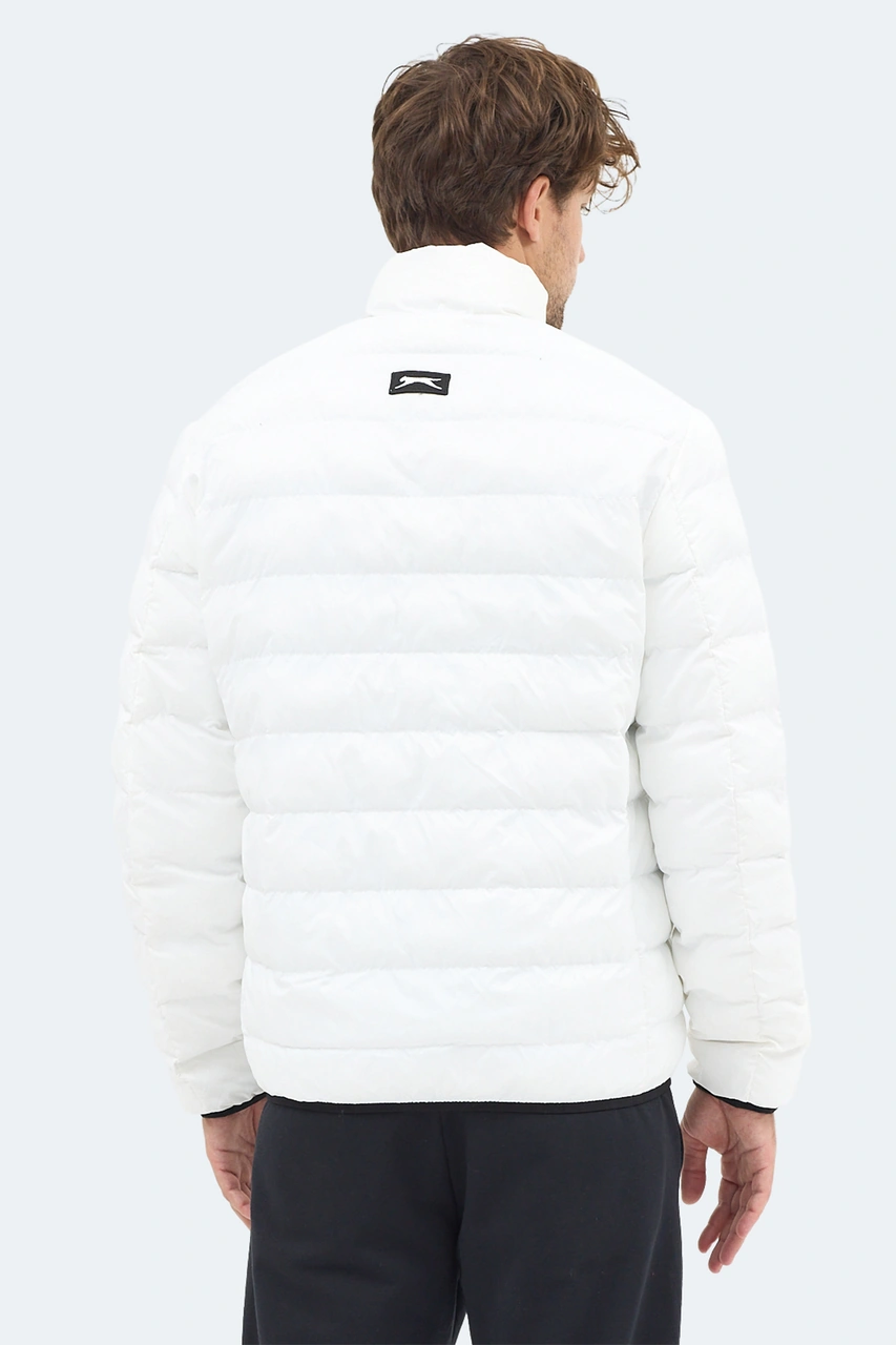 Slazenger Braum Erkek Şişme Ekru Mont & Kaban Ekru