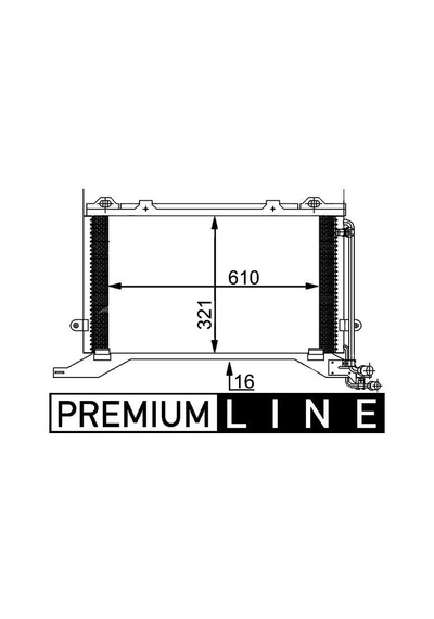Mahle Ac248000p Klima Radyatörü Mercedes E-class W210 S210 A2108300470 -