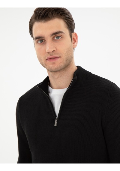Pierre Cardin Erkek Siyah Kazak /triko 50297123-vr046 Siyah