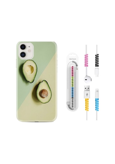 Apple Uyumlu iPhone 11 Kılıf Kablo Koruyuculu Dog In The Dress 1364