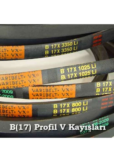 17x2050 Düz V Kayış