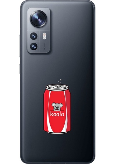 Xiaomi Mi 12 Uyumlu Şeffaf Kılıf Fast Food 4 Tasarımlı