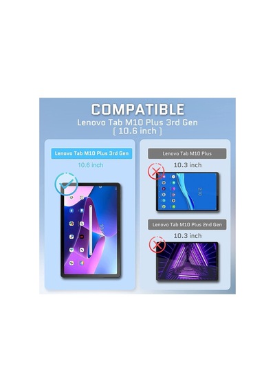 Lenovo Tab M10 Plus Tb-125f - Tb-128f 3. Jenerasyon 2022 Uyumlu Ekran Koruyucu Nano Esnek Kırılmaz
