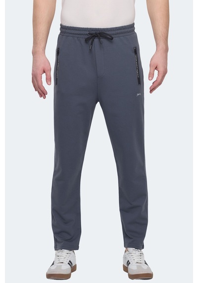 Slazenger Olı In Erkek Fermuar Cepli Koyu Gri Eşofman Altı Koyu Gri