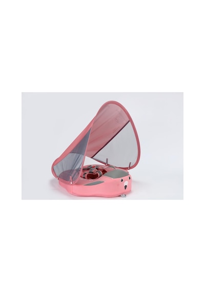 Mambobaby Yüzme Simidi - Classic Pink, Emniyetli, Gölgelikli Ve Ayak Destekli