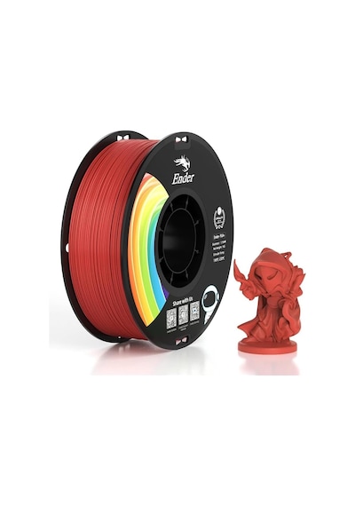 Ender Pla+ Bayrak Kırmızısı Filament 1,75mm 1kg - Bisiparisver, Crlty012 Standart