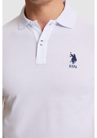U.s. Polo Assn. Erkek Beyaz Tişört Basic 50326920-vr013