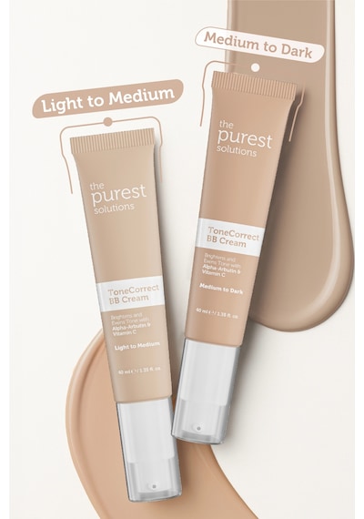 The Purest Solutions Lekeli Ciltler İçin Cilt Tonu Eşitleyici BB Krem, SPF 50+ 40 ml – Açık / Orta Ton