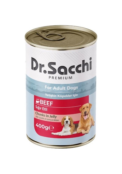 Dr. Sacchi Sığır Etli Köpek Konservesi 400 Gr