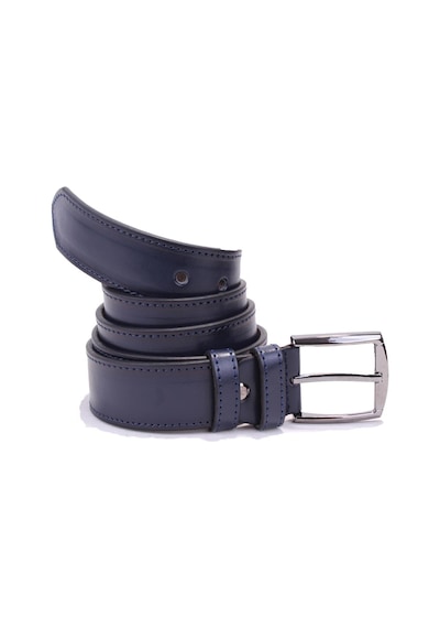 Dagoster DMK26-354 Lacivert 4 CM Suni Deri Erkek Kemer Lacivert