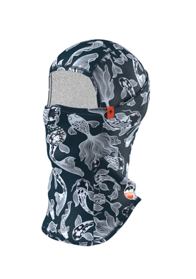 Pro Balaklava, Baskılı, Su İtici Özellikli Dwr Snowboard, Kayak, Motosiklet, Bisiklet Kar Maskesi Lacivert - Beyaz