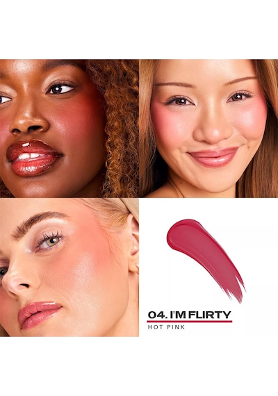 Sacheu Cheek Stay-n Uzun Süre Kalıcı Likit Allık 04 I'm Flirty 10 ML