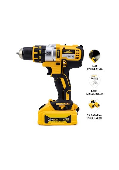 Dawreek 10 MM Çelik Mandren Vidalama DWD5P