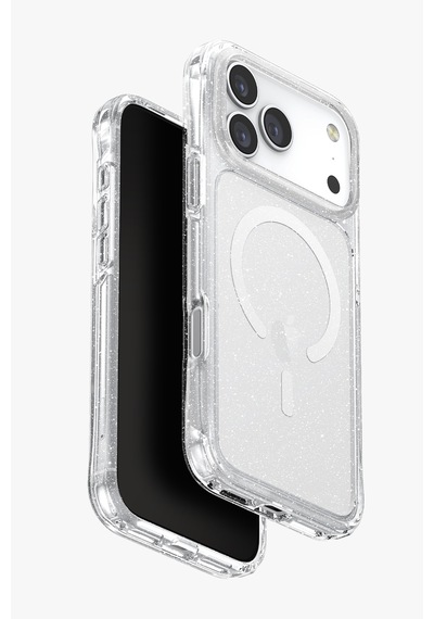Apple Uyumlu iPhone 17 Pro Kılıf Lifepro Xtreme Airlite Köşe Teknolojisi Magsafe Kapak Simli