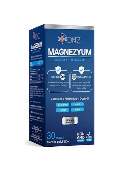 Dnz Magnezyum Complex +b6 30 Tablet
