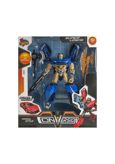 Mtoys Seslı Işıklı Robot Araba - 3 Adet Tarı