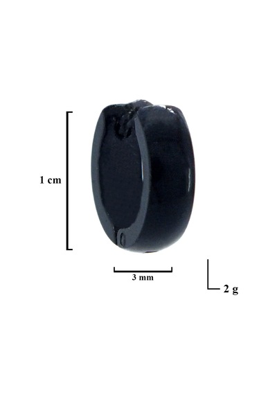 FerizZ 316L Çelik Küçük 3mm Halka Küpe UNK-711 Beyaz