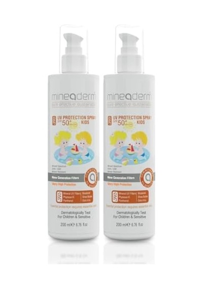 Uv Protection Ve Hydration Spf 50+ Kids Sprey 200 Ml 2 Paketi