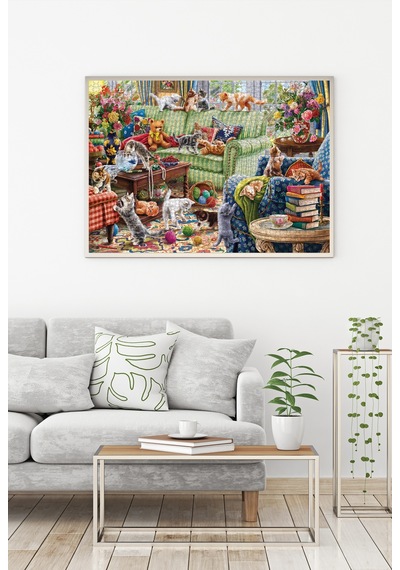 Anatolian 1500 Parçalık Puzzle - Salondaki Yaramazlar 4575