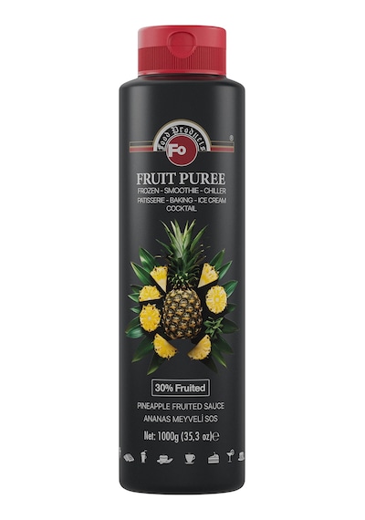 Fo Frozen Ananas Meyveli Püre Sos 1 KG